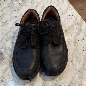 Ecco Men's Black Leather Oxfords